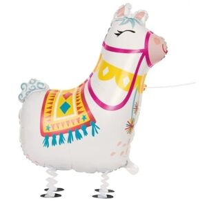 321 Party! Llama Walking 29" Foil Balloon